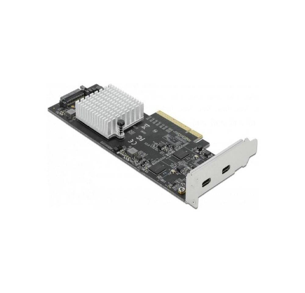 Delock DeLOCK PCIe x8 USB-C Erweiterungskarte Modulkarte USB C extern, CO2-neutraler Versand verfügbar Delock DeLOCK PCIe x8 USB-C Erweiterungskarte Modulkarte USB C extern, CO2-neutraler Versand verfügbar von Delock