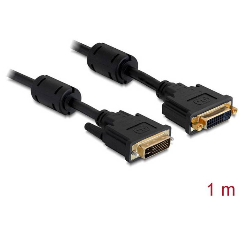 Delock Delock DVI Verlängerungskabel DVI-I 24+5pol. Stecker, DVI-I 24+5pol. B HDMI-Kabel, (100.00 cm) von Delock