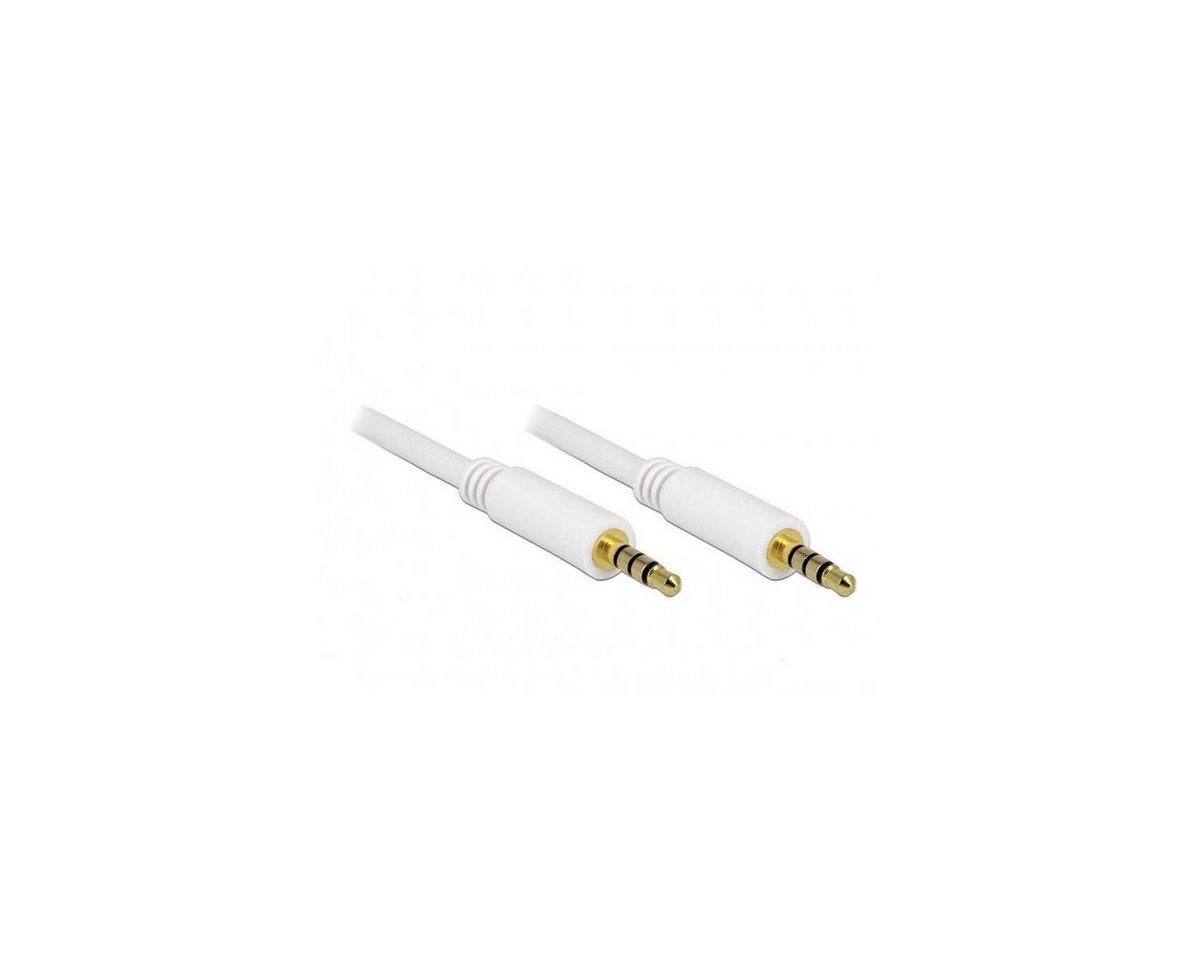 Delock Delock Kabel Klinke 3,5 mm 4 Pin Stecker zu Stecker 15 m Audio-Kabel, Klinkenstecker/-buchse 3.5mm, Klinke (350,00 cm) von Delock