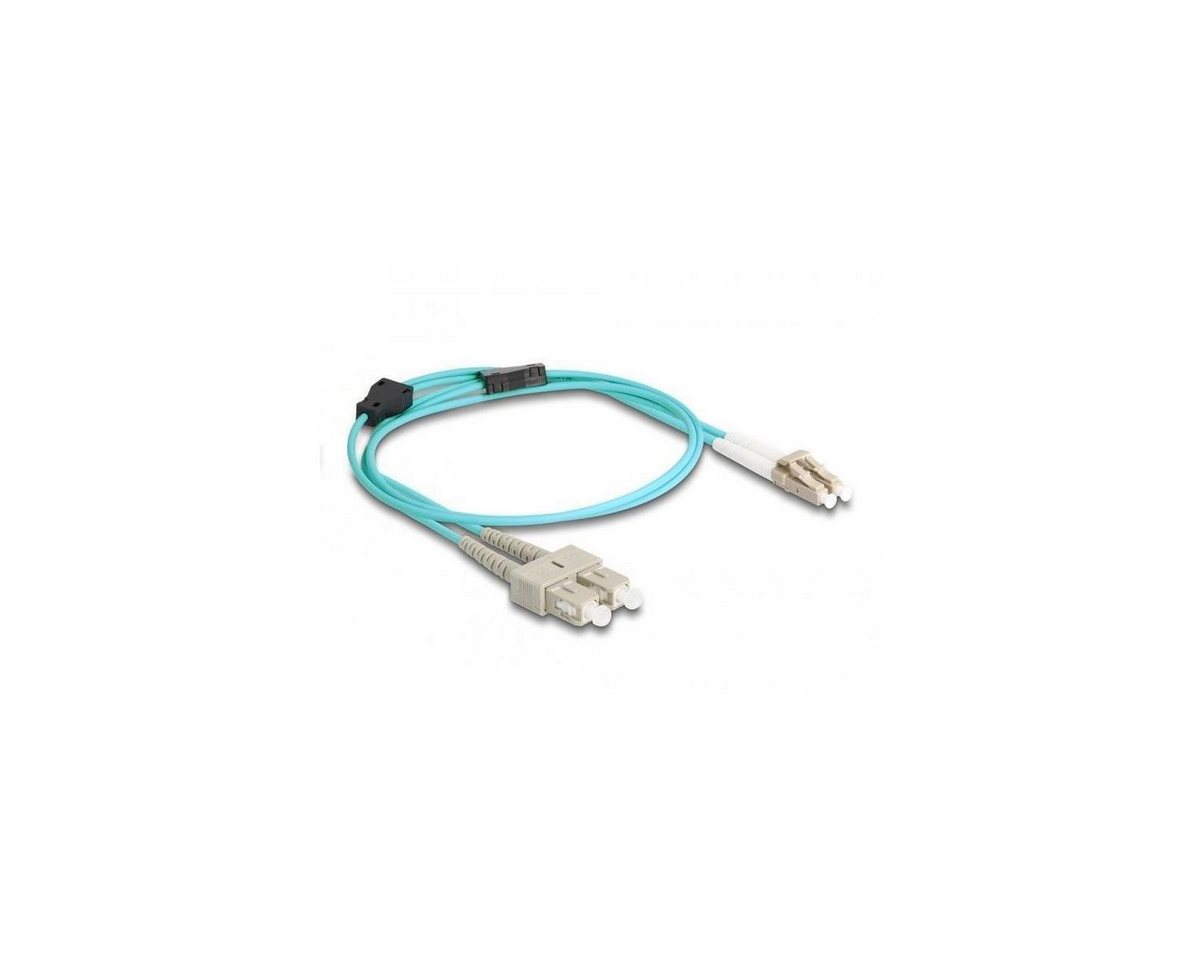 Delock Delock LWL Kabel mit Metallarmierung LC Duplex - SC... Glasfaserkabel, SC Duplex, (100,00 cm) von Delock