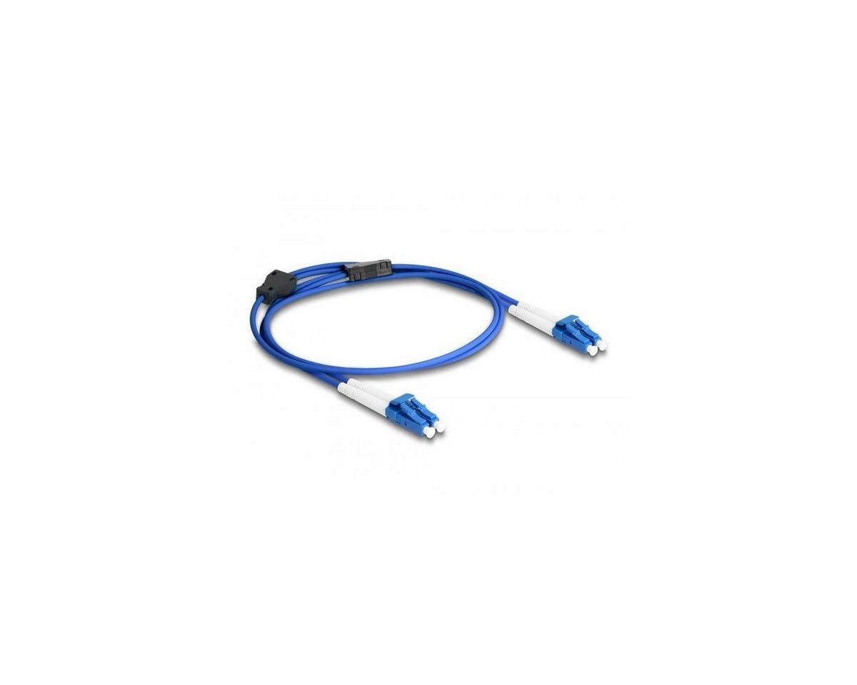 Delock Delock LWL Kabel mit Metallarmierung LC Duplex zu LC... Glasfaserkabel, LC Duplex, (100,00 cm) von Delock