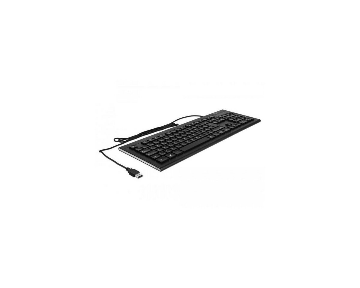 Delock Delock USB Tastatur kabelgebunden 1,5 m schwarz Tastatur von Delock