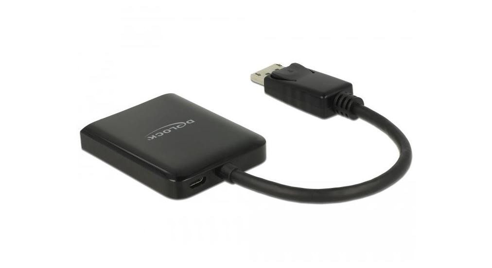 Delock DisplayPort 1.2 Splitter 1 x DisplayPort in zu 2 x Video-Kabel Delock DisplayPort 1.2 Splitter 1 x DisplayPort in zu 2 x Video-Kabel von Delock