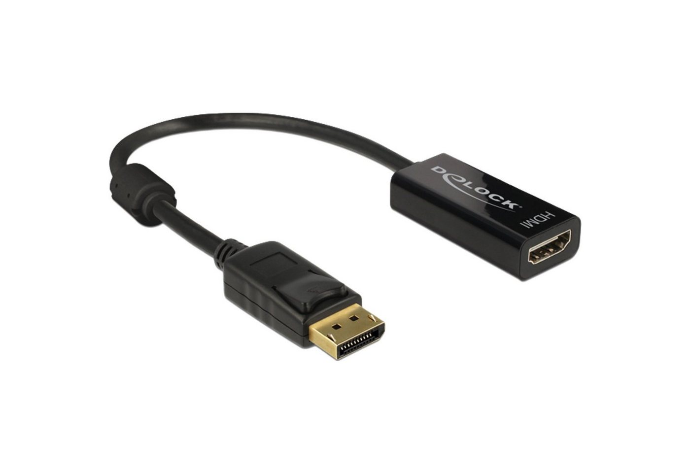 Delock DisplayPort 1.2 St > HDMI Bu 4K Audio- & Video-Adapter von Delock