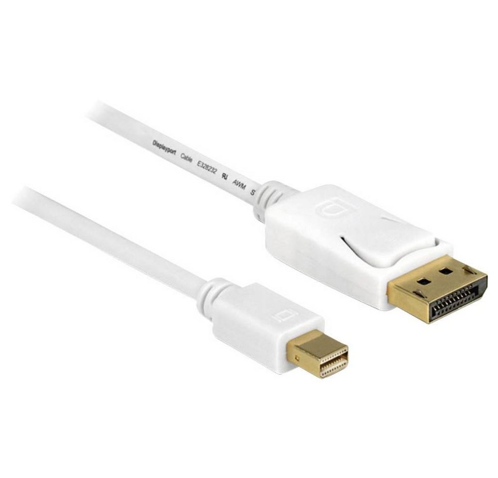 Delock DisplayPort Anschkusskabel mini Displayport HDMI-Kabel, (3.00 cm), vergoldete Steckkontakte von Delock