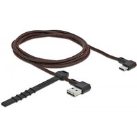 Delock EASY-USB 2.0 Kabel Typ-A Stecker zu USB Type-C™ Stecker gewinkelt 1,5m von Delock