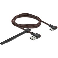 Delock EASY-USB 2.0 Kabel Typ-A Stecker zu USB Type-C™ Stecker gewinkelt 1m von Delock