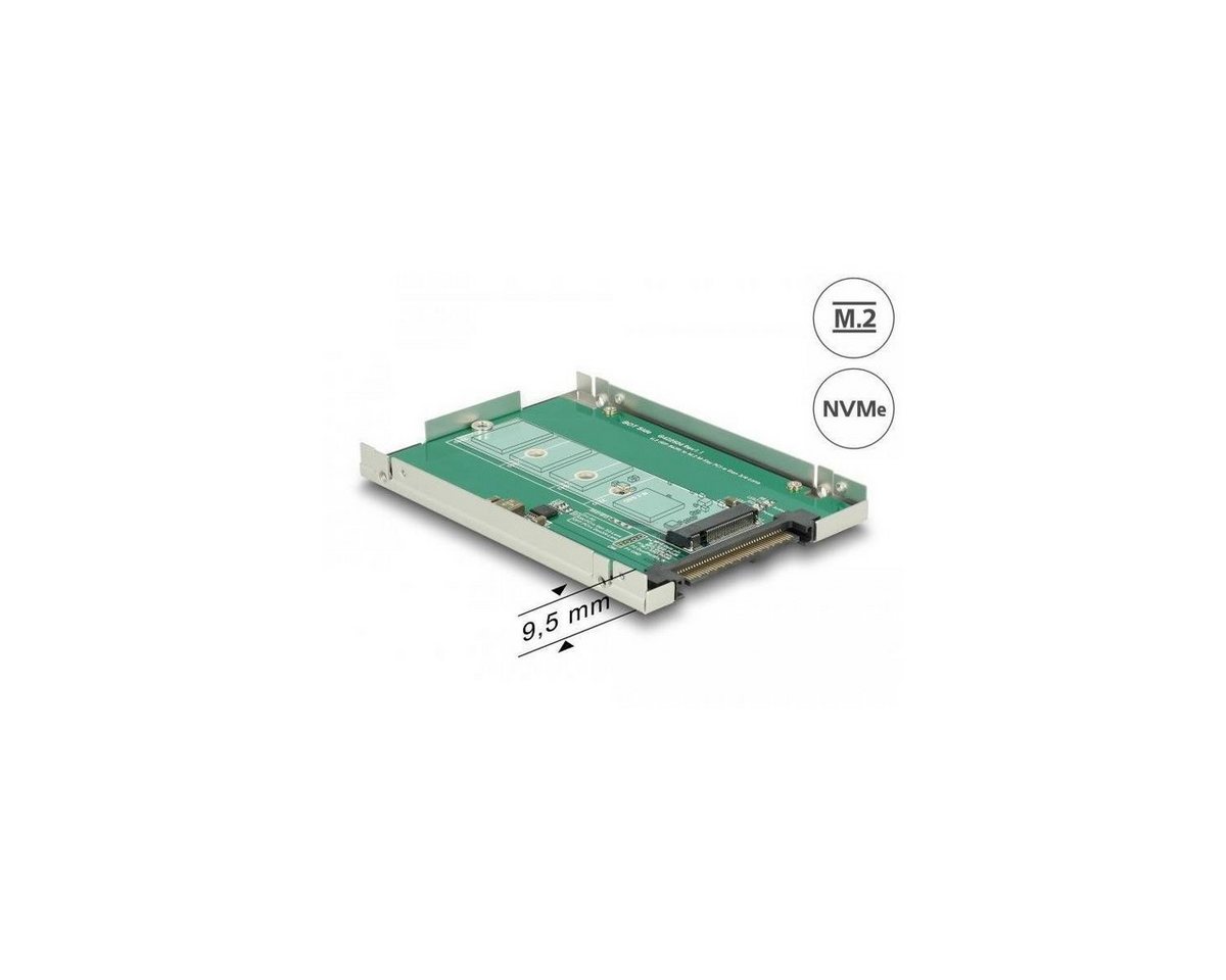 Delock Festplatten-Dockingstation 62710 - 2.5 Konverter U.2 SFF-8639 zu M.2 NVMe Key M" von Delock