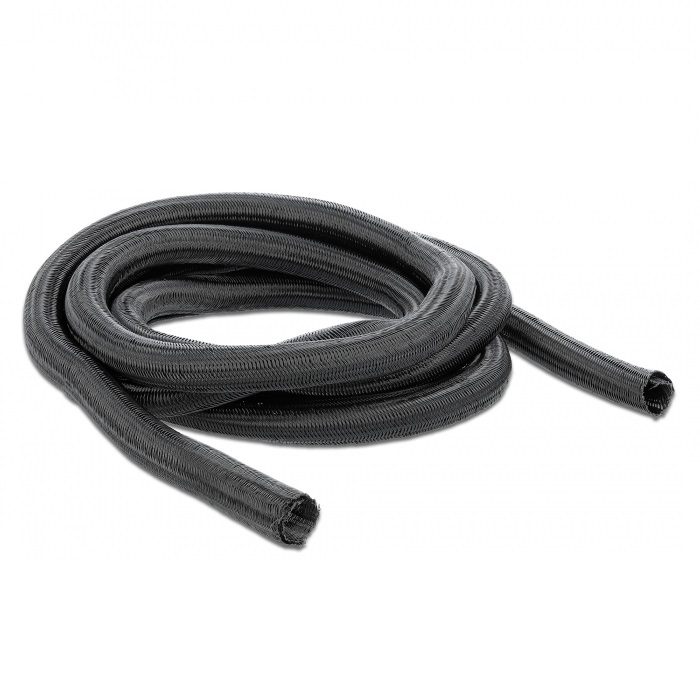 Delock Geflechtschlauch selbstschließend 2 m x 25 mm schwarz Delock Geflechtschlauch selbstschließend 2 m x 25 mm schwarz von Delock