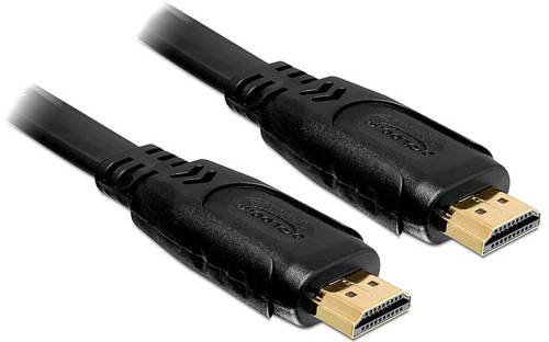 Delock HDMI Anschlusskabel HDMI-A Stecker, HDMI-A Stecker 2.00m Schwarz 82670 HDMI-Kabel von Delock