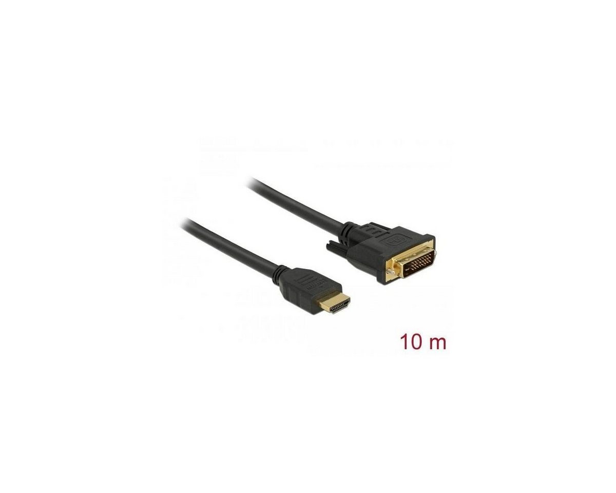Delock HDMI zu DVI 24+1 Kabel bidirektional, 10 m HDMI-Kabel, HDMI-A, HDMI (1000,00 cm) von Delock