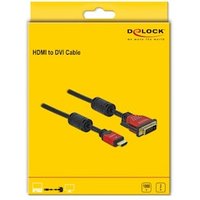 Delock HDMI zu DVI 24+1 Kabel bidirektional 2 m Delock HDMI zu DVI 24+1 Kabel bidirektional 2 m von Delock