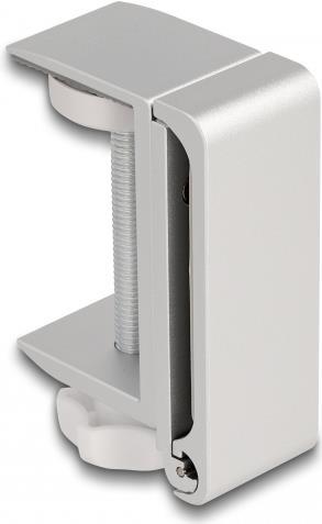 Delock - Halter für Kopfhörer - verstellbar, für Tischmontage, Aluminium - Silber (18450) von Delock
