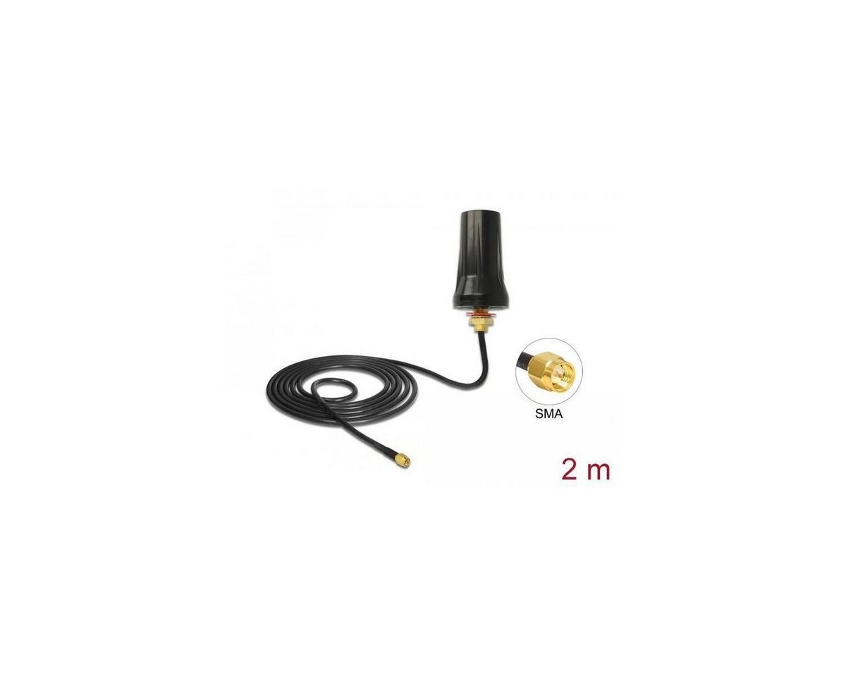 Delock ISM 433 MHz Antenne SMA St. 2 dBi omni schwarz... WLAN-Antenne von Delock