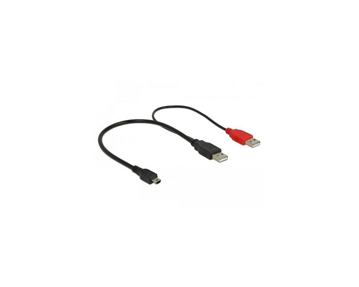 Delock Kabel 2x USB 2.0-A Stecker > USB mini 5-pol Computer-Kabel, USB, USB von Delock