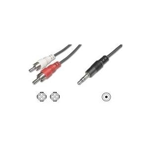 Delock Kabel Audio 3,5 mm Klinkenstecker > 2 x Cinch Stecker 1,5 m (84000) von Delock