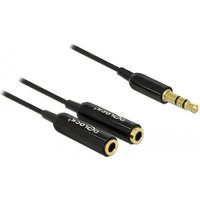 Delock Kabel Audio Splitter Klinkenstecker 3,5 mm 3 Pin  2 x Klinkenbuchse 3,5 mm von Delock