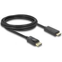 Delock Kabel DisplayPort 1.1 Stecker  High Speed HDMI-A Stecker Passiv 2 m von Delock