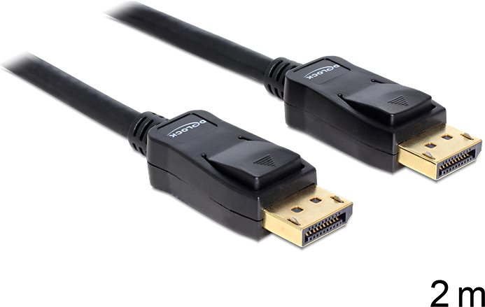 Delock Kabel DisplayPort 1.2 Stecker > DisplayPort Stecker 4K 2 m (82585) von Delock