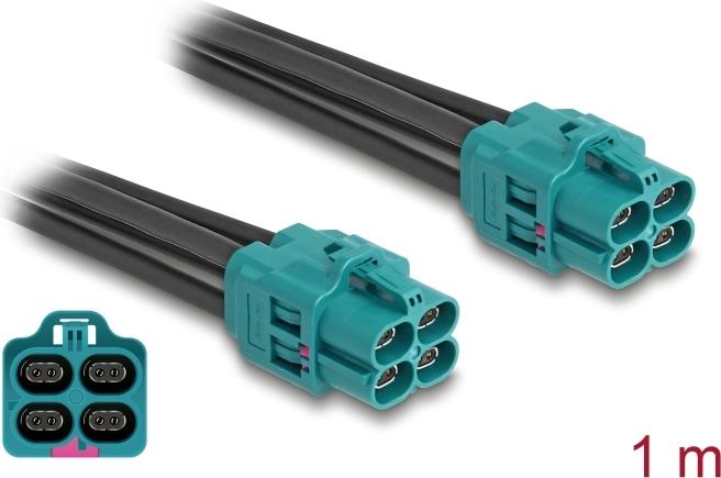 Delock Kabel HDMTD Z quad Buchse zu 1 m (90340) von Delock