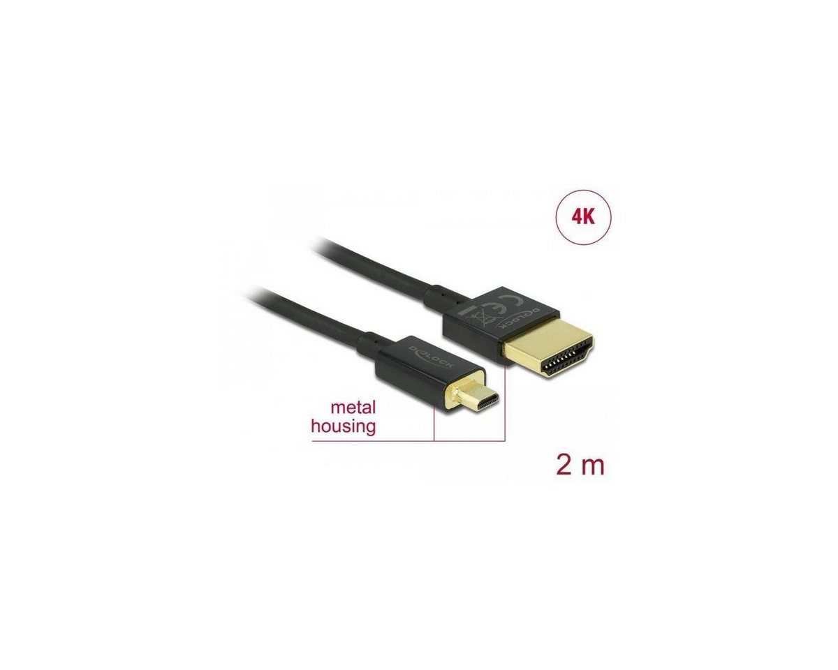 Delock Kabel High Speed HDMI mit Ethernet, HDMI-A Stecker>HDMI... Computer-Kabel, HDMI-A, HDMI (200,00 cm) von Delock