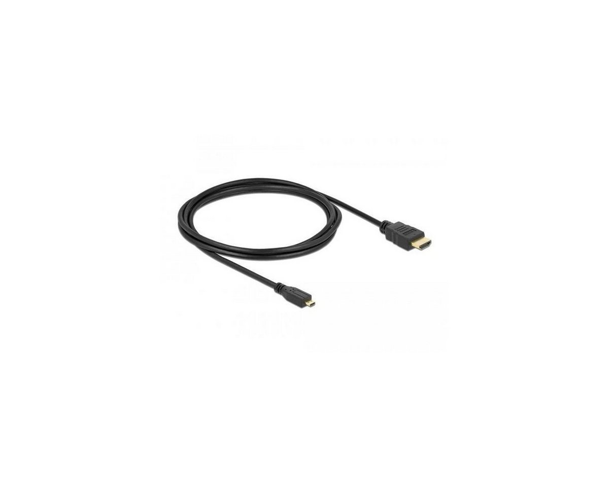 Delock Kabel High Speed HDMI mit Ethernet A/D Stecker/Stecker 2 m Computer-Kabel, HDMI-A, HDMI (200,00 cm) von Delock