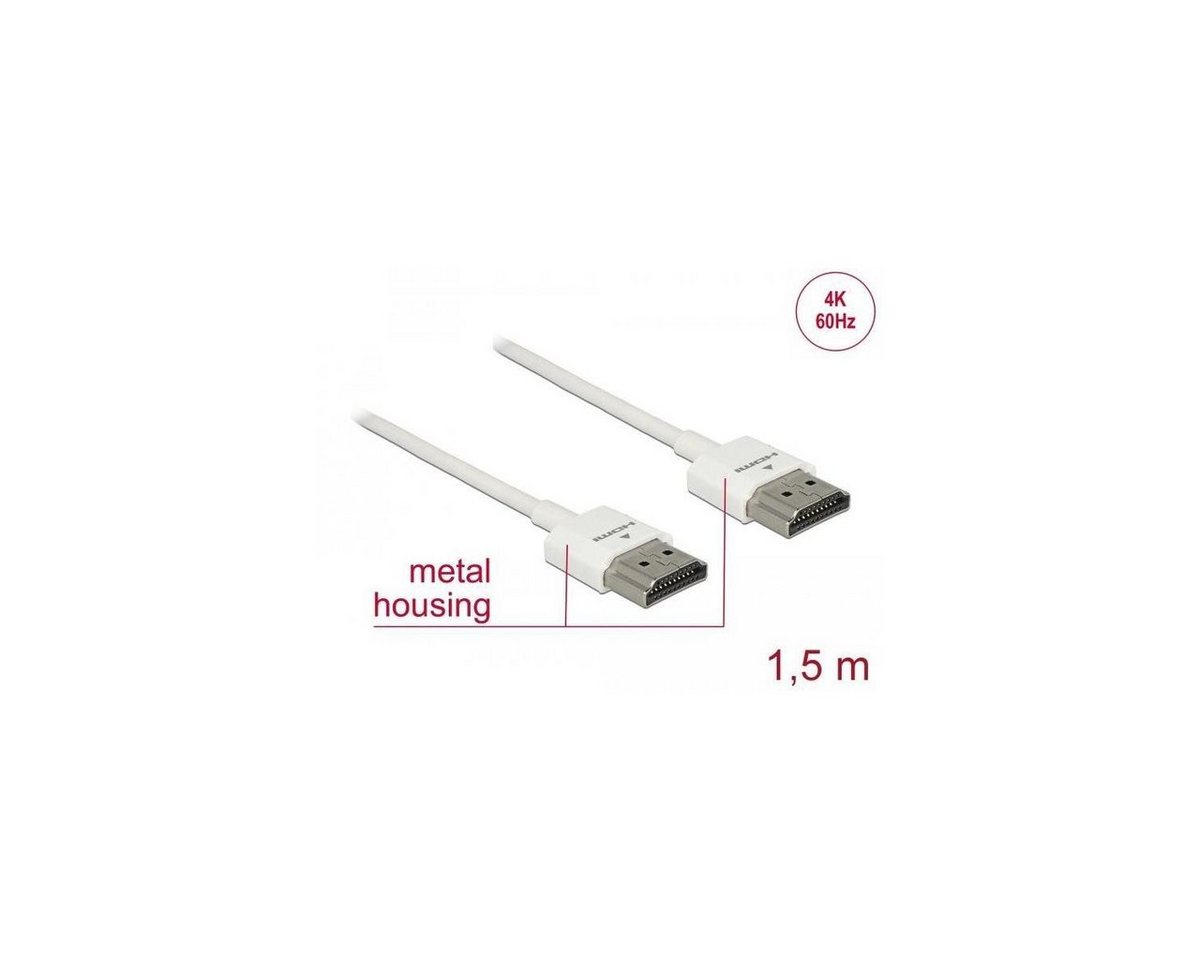 Delock Kabel High Speed HDMI mit Ethernet - HDMI-A Stecker >... Computer-Kabel, HDMI-A, HDMI (150,00 cm) von Delock