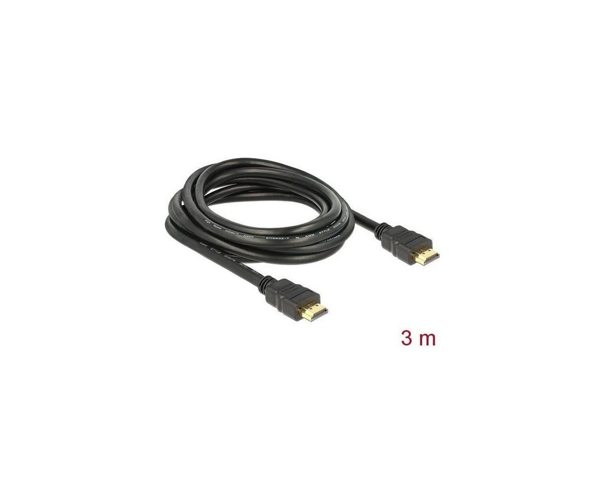 Delock Kabel High Speed HDMI mit Ethernet – HDMI A Stecker >... Computer-Kabel, HDMI-A, HDMI (300,00 cm) von Delock