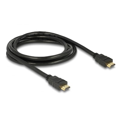 Delock Kabel High Speed HDMI mit Ethernet – HDMI A Stecker  HDMI Stecker 4K 2m von Delock
