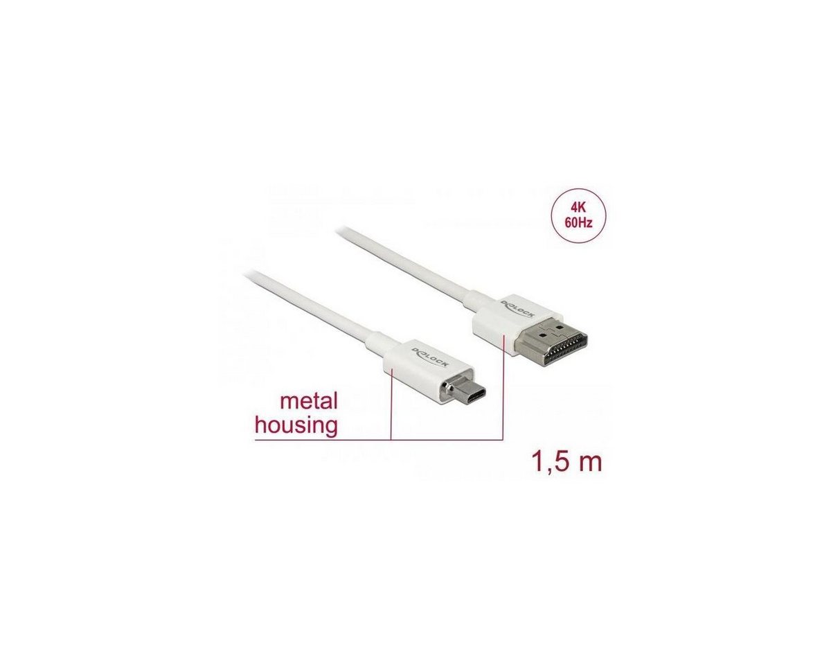 Delock Kabel High Speed HDMI mit Ethernet - HDMI-A Stecker>HDMI... Computer-Kabel, HDMI-A, HDMI (150,00 cm) von Delock