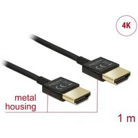 Delock Kabel High Speed HDMI mit Ethernet - HDMI Stecker  HDMI Stecker 3D 1m von Delock