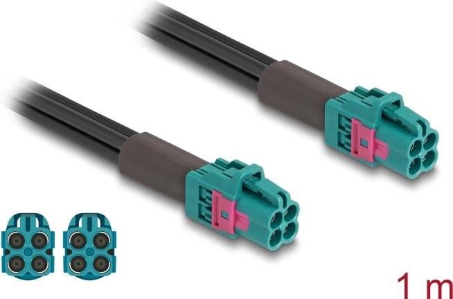 Delock Kabel Mini FAKRA Z Buchse quad zu Mini FAKRA Z Buchse quad A-Typ (90117) von Delock