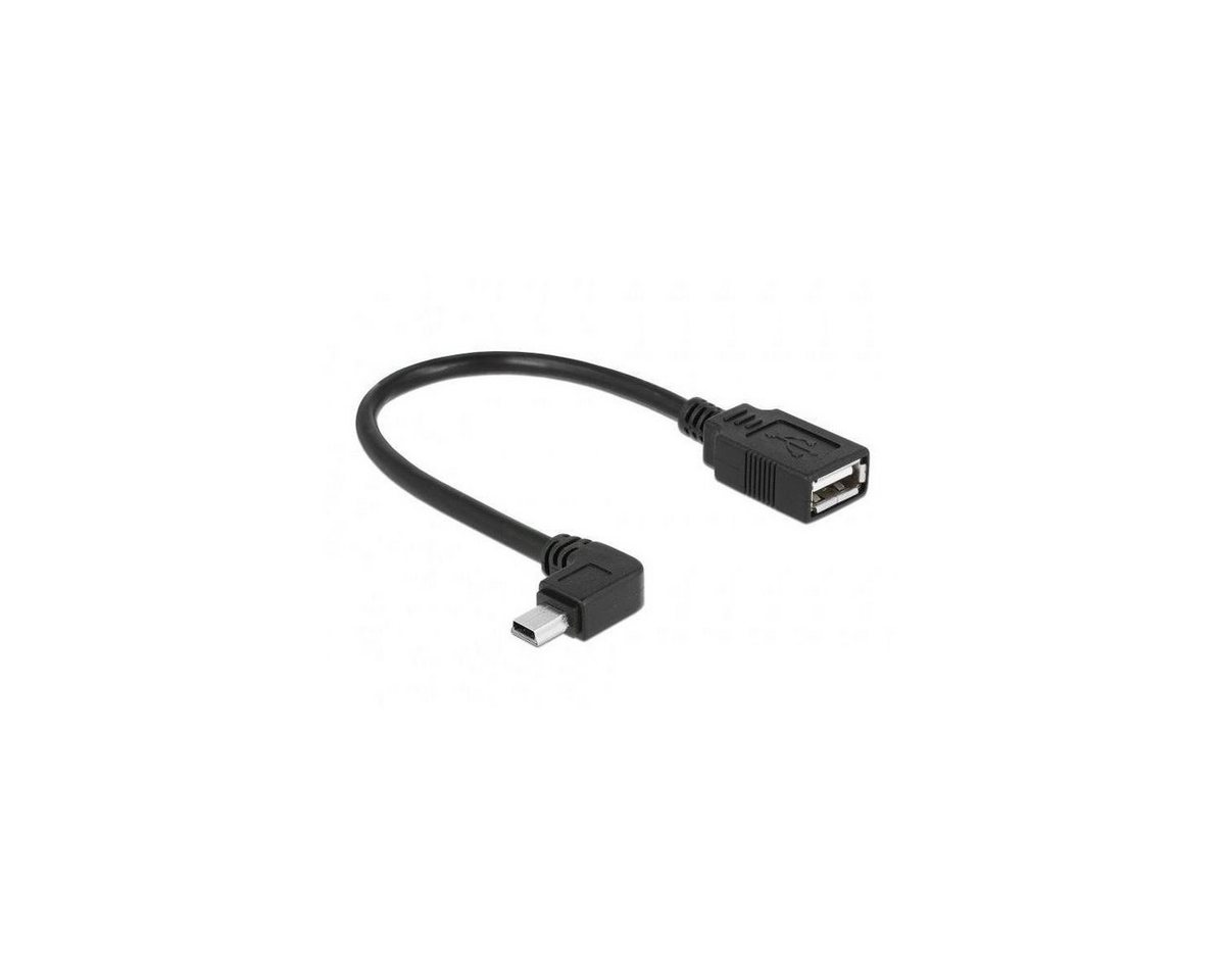 Delock Kabel Mini USB Stecker gewinkelt > USB 2.0-A Buchse OTG 16 cm Computer-Kabel, mini USB, USB von Delock