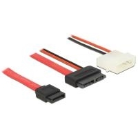 Delock - SATA-Kabel - Slimline SATA (W) zu interne Stromversorgung, 4-polig, SATA - 70 cm (84791) von Delock
