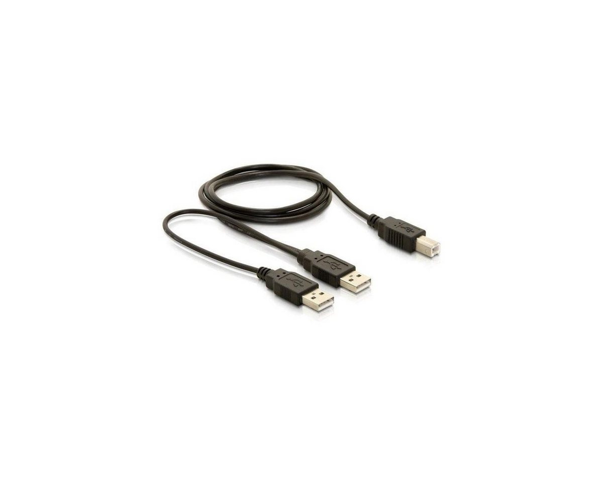 Delock Kabel USB 2.0-B > USB-A Strom + Strom/Daten Computer-Kabel, USB, USB (100,00 cm) von Delock