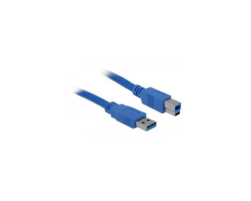 Delock Kabel USB 3.0 Typ-A Stecker > USB 3.0 Typ-B Stecker 2,0 m blau Computer-Kabel, USB, USB von Delock