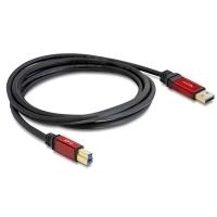 Delock Kabel USB 3.0 Typ-A Stecker > USB 3.0 Typ-B Stecker 5 m Premium (82759) von Delock