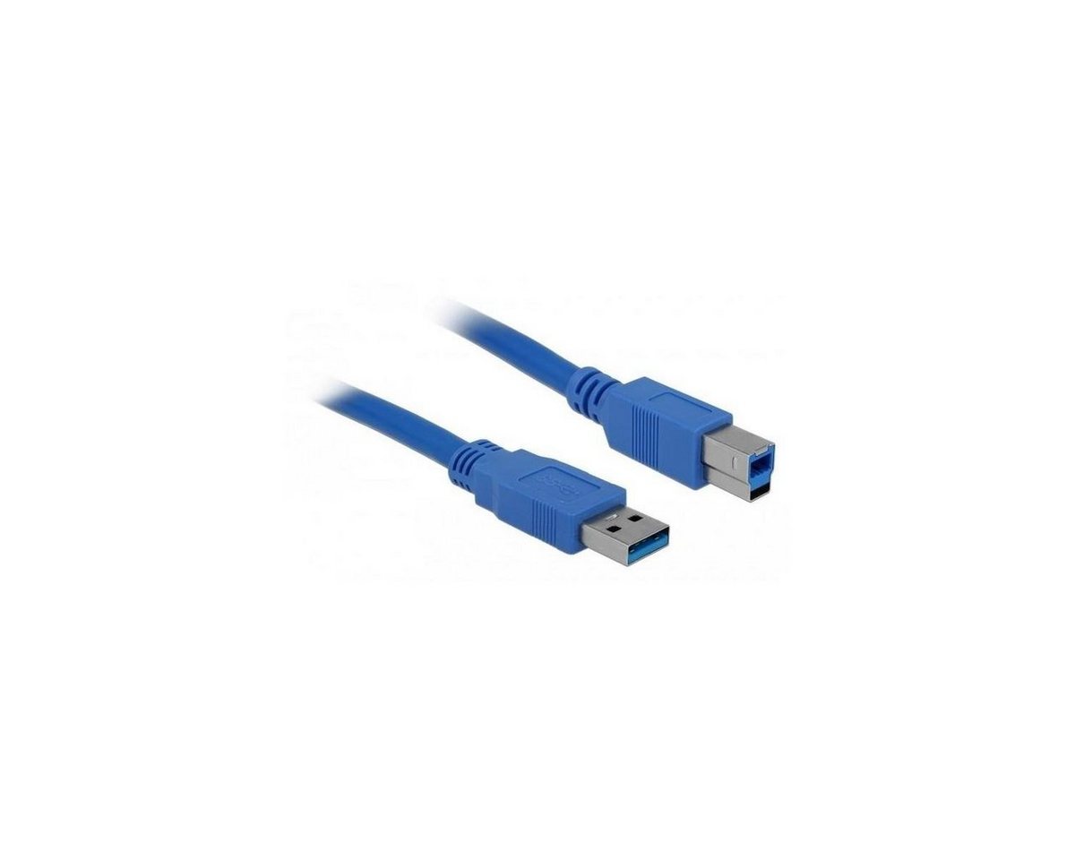 Delock Kabel USB 3.0 Typ-A Stecker > USB 3.0 Typ-B Stecker 5 m blau Computer-Kabel, USB 3.0 Typ-B, USB (500,00 cm) von Delock