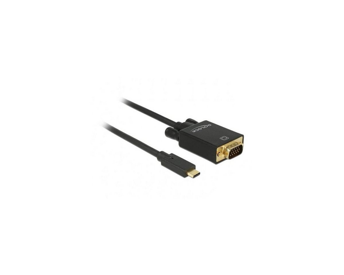 Delock Kabel USB Type-C Stecker > VGA Stecker (DP Alt Mode) 1... Computer-Kabel, VGA, VGA (100,00 cm) von Delock