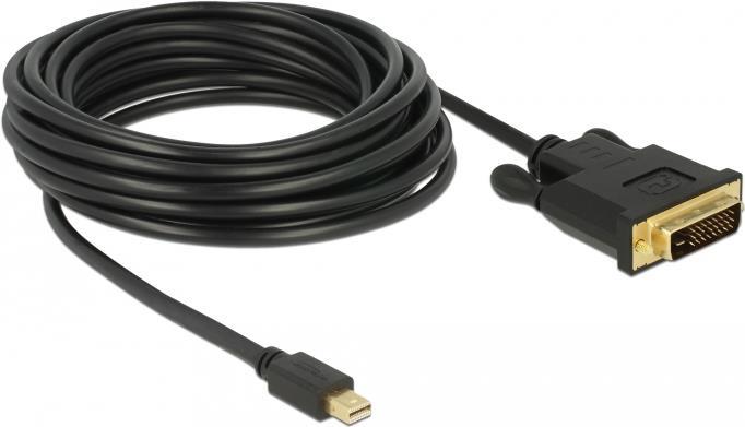 Delock Kabel mini DisplayPort 1.1 Stecker > DVI 24+1 Stecker 5 m (83991) von Delock