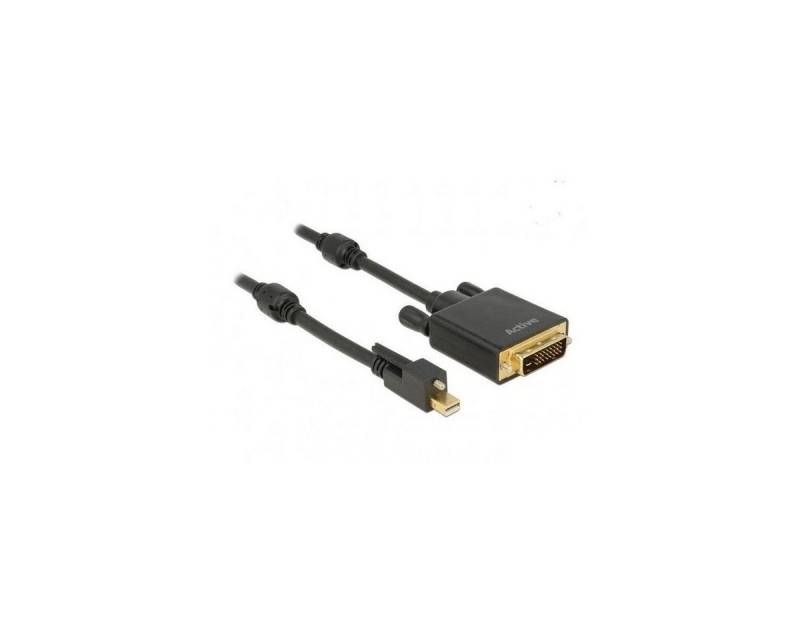 Delock Kabel mini DisplayPort 1.2 Stecker mit Schraube zu DVI... Computer-Kabel, Display Port Mini, DisplayPort (300,00 cm) von Delock