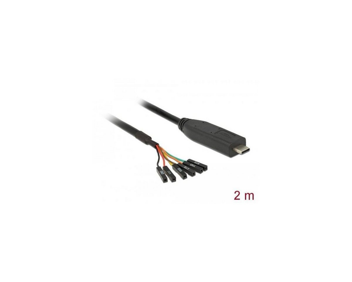 Delock Konverter USB Type-C™ 2.0 Stecker zu LVTTL 3,3 V 6 Pin... Computer-Kabel, USB, (200,00 cm) von Delock