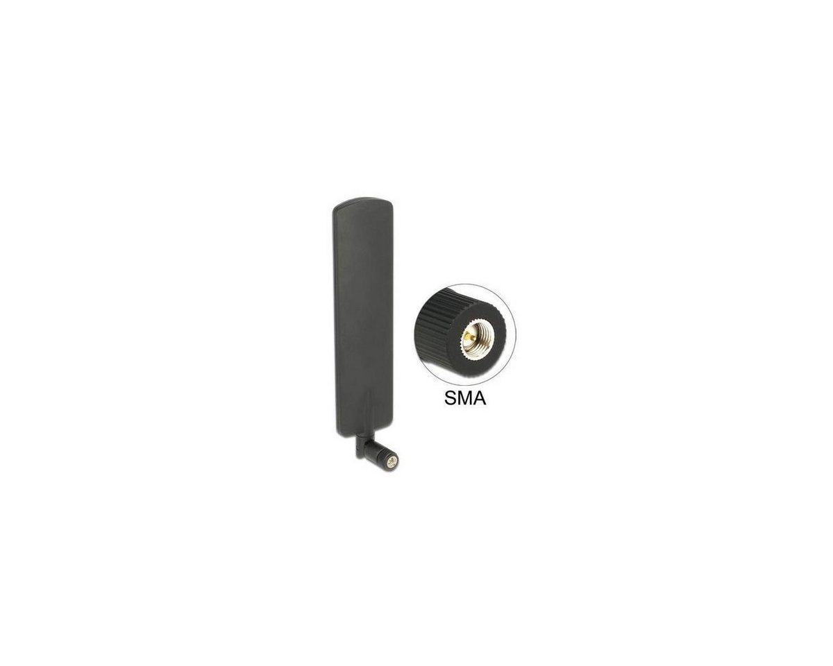 Delock LTE Antenne SMA Stecker 2 dBi omnidirektional drehbar... WLAN-Antenne von Delock