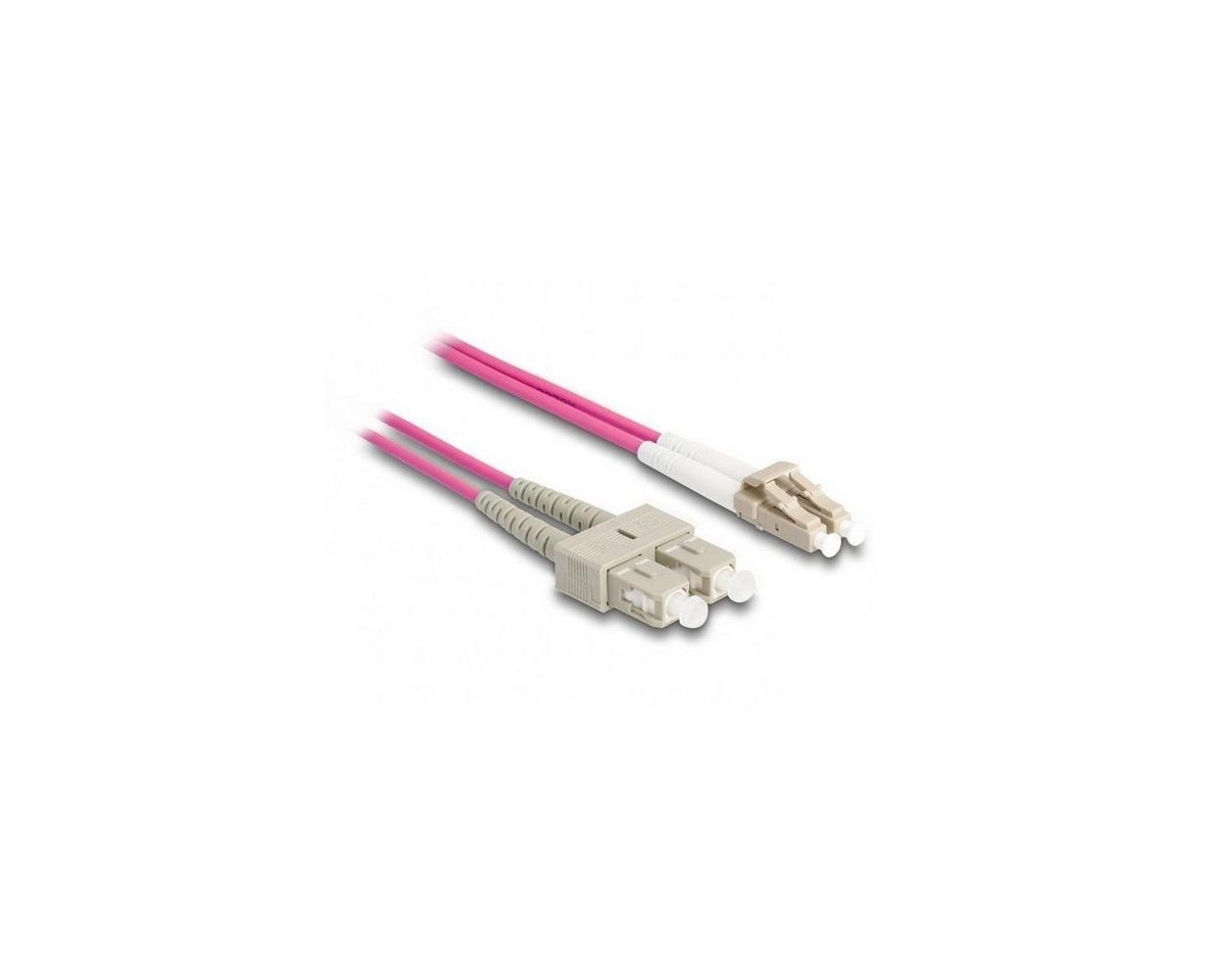 Delock LWL Kabel mit Metallarmierung LC Duplex zu SC Duplex... Glasfaserkabel, LC Duplex, (100,00 cm) von Delock