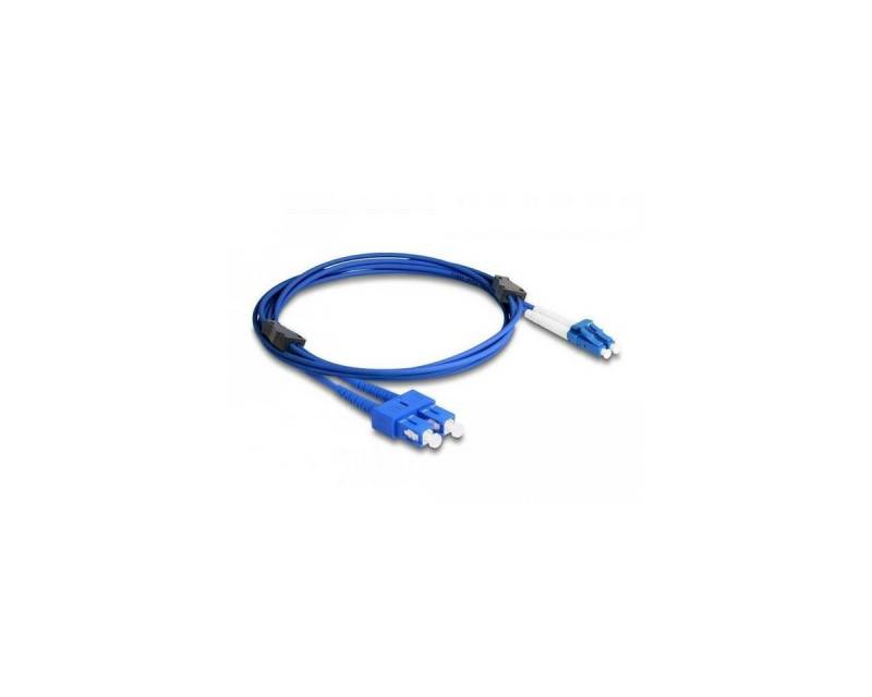 Delock LWL Kabel mit Metallarmierung LC Duplex zu SC Duplex... Glasfaserkabel, LC Duplex, (200,00 cm) von Delock