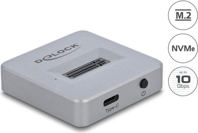 Delock M.2 Dockingstation für M.2 NVMe PCIe SSD mit USB Type-C Buchse (64000) von Delock