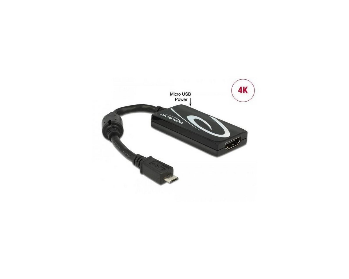 Delock MHL 3.0 Adapter > High Speed HDMI mit 4K Ultra-HD... Computer-Kabel, micro USB, HDMI (20,00 cm) von Delock
