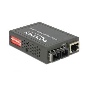 Delock Medienkonverter 1000Base-LX SC SM 1310 nm 10 km kompakt (86441) von Delock