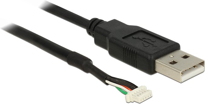 Delock Modul Anschlusskabel USB 2.0 Typ-A Stecker > 5 pin Kamera Stecker V5 A 1,5 m (95987) von Delock