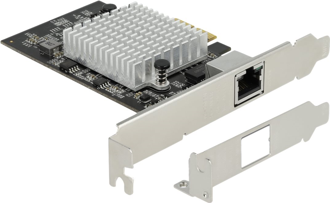 Delock - Netzwerkadapter - PCIe 3.0 x2 Low-Profile - 10M/100M/1G/2,5G/5G/10 Gigabit Ethernet (89528) von Delock